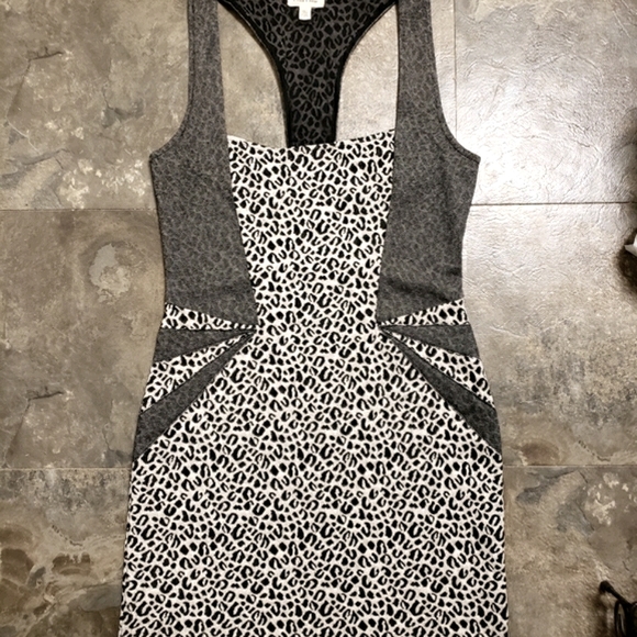 Silence + Noise Bodycon Leopard Print Dress - Picture 2 of 7